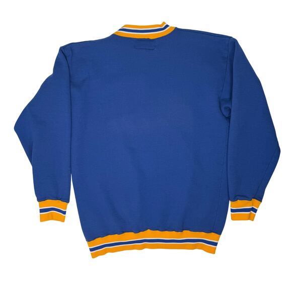 Vintage Russell Athletic Rams Sweatshirt Men’s XXL Blue Yellow Football - Picture 3 of 7